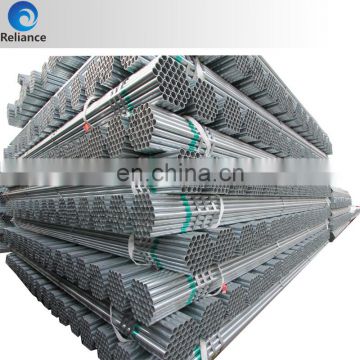 Factory direct sale circle galvanized steel pipe