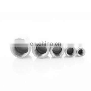 Stainless Steel Wire Buckle Cap Pipe Fitting Pipe Cap End Cap for Water Heating Fittings
