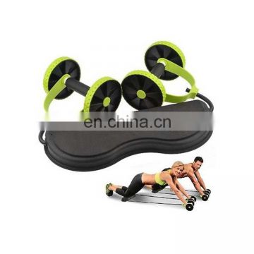 Hot Sale Thicker Material Double Abdominal Wheel Roller with Rope