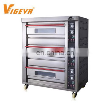 3 Deck 6 Tray Commercial Industrial Baking Bread And Cake Electric Bread Oven Commercial