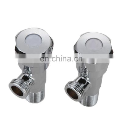 Factory sell chrome zinc body abs handle chrome 1/2 inch angle valve