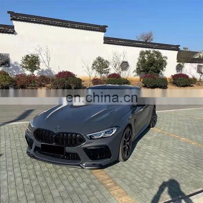 Bumper kits for BMW 8 series coupe G14 G15 upgrade to M8 with grille front bumper rear bumper rear spoiler