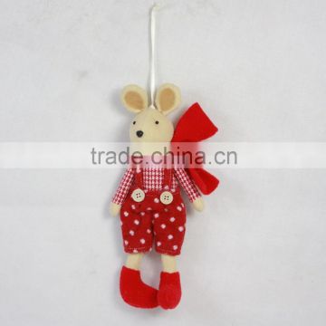 Wholesale hanging christmas tree ornaments fabric