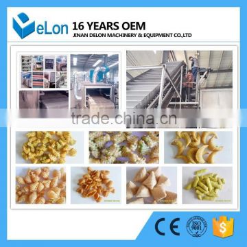 2014 professional puffed snack machine with 300-500kg/hr