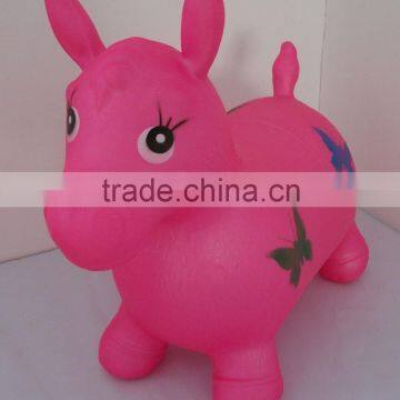 Small inflatable pvc ride on toy animals