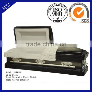 18F1003 nice quality Amercian coffin steel casket