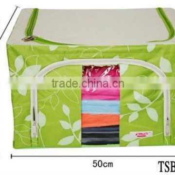 hot sale fabric storage boxes with zipper lids