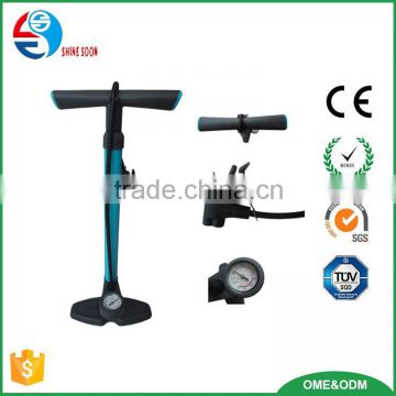 New design bike floor pump,high pressure iron bicycle floor pump with gauge for sell                        
                                                Quality Choice