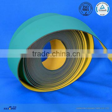 3.5MM yellow/green automatic lathes belt Rubber flat power transmission belt high energy saving and antistatic blet