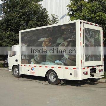 Brand new dongfeng 4x2 led advertising trucks mobile led vehicles