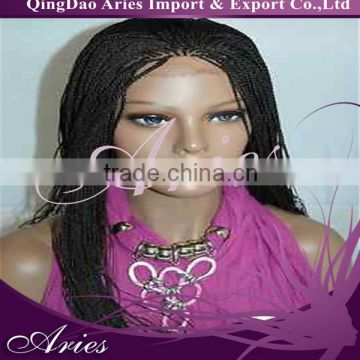 2014Hot Selling Hand Made Braided Front Lace Wigs