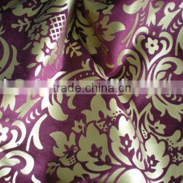 woven twill bronzing velveteen fabric for sofa cloth