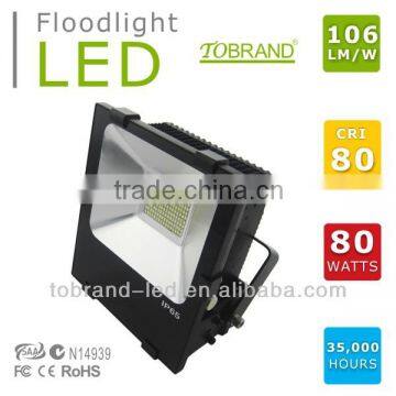 outdoor IP65 led flood lighting 80w hot sale with high quality