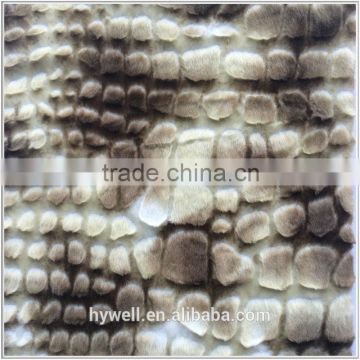 100% Polyester PV Fleece Fabric Leopard Printed Fabric
