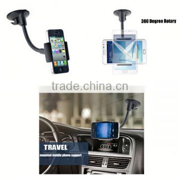 Windshield Universal Car Phone Holder for iPhone 4/4s, iPhone 5/5s/5c, iPhone6/6plus, Samsung Galaxy 3.5-5.5" Phone