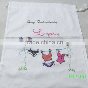 embroidery laundry bag