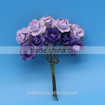 Mini paper flower bouquets with high imitation