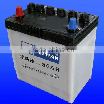 car battery dry charge-12V36Ah