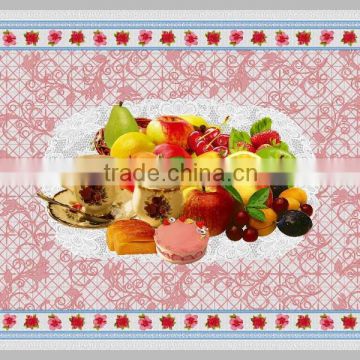 pvc tablecloth roll with lovely edge elegant design for wedding party