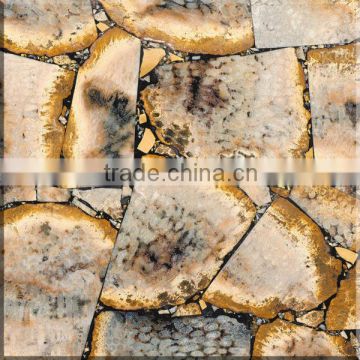 GS8010 yellow river stone semi precious stone mosaic tiles