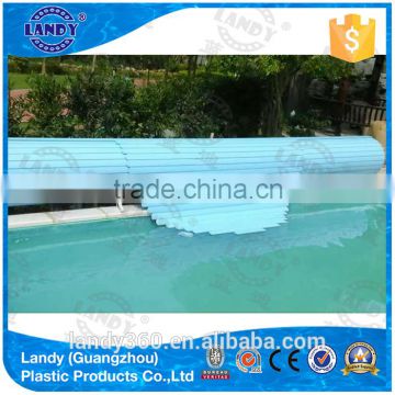 Factory preventing evaporation swimming automatic telescopic pool covers