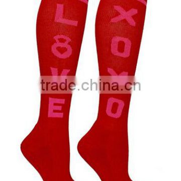 Sock Manufacturer Christmas Custom Words Sports Sock