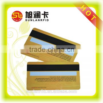 RFID 13.56MHz Hico Magnetic Card with Chip from Shenzhen Sunlanrfid