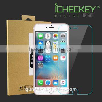 In stock ! 9H 0.33mm Anti fingerprint smart mobile phone screen film tempered glass screen protector for iphone 7