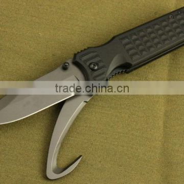 OEM stainless steel multi knife with hook hunting knife UDTEK01881
