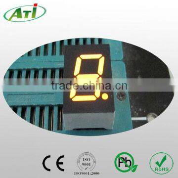 0.43 inch 7 segment mini led digital display single digit yellow color