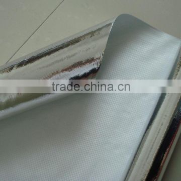 Reinforced Aluminium Foil Radiant Barrier Aluminium Foil Woven Fabric