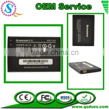 Rechargeable Lithium Cell Phone Battery For Lenovo BL174 Battery A356 A60 A500 A65 A368 A390 A370e A376 A390T Battery