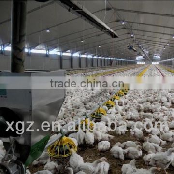 ISO & CE certified steel structure prefab poultry farm construction with automatic equipments