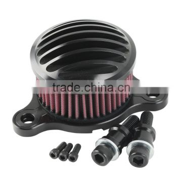 Black Air Cleaner Intake Filter For Sportster 48 72 XL883 XL1200 04-16