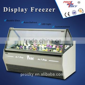 Hot Sale Gelato Display Freezer For Ice Cream