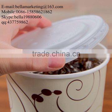 leak-resistant Wholesale disposable cold drink lids for paper cups
