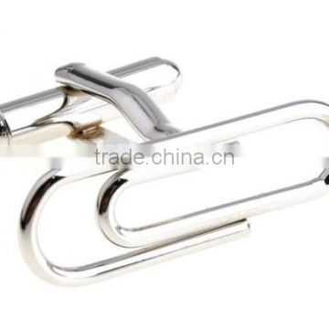 Paper clip cufflink Chinese cuff link manufacturer and supplier