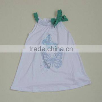 R&H high qualtiy fashion embroidered baby frocks