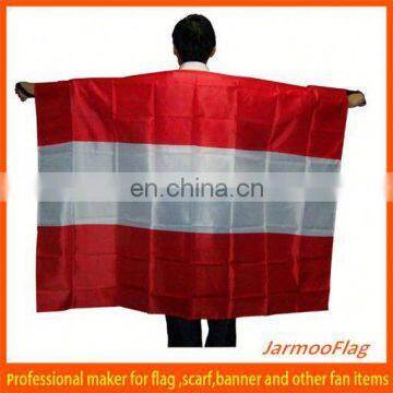 custom polyester Austria body flag