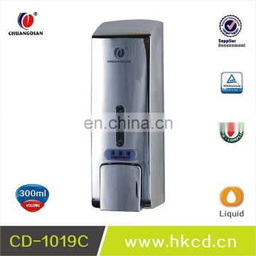300ml high quality plastic bathroom liquid soap dispenser CD- 1019 B.