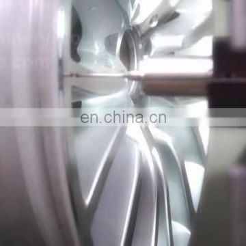 Diamond cut automatic high speed alloy wheel repair lathe machine with CE certification AWR28H-PC