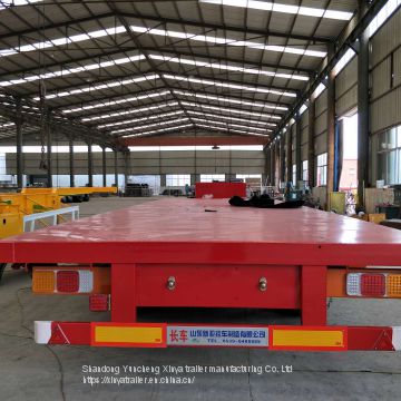 Brand New Trailer Container Twist Lock 3 Or 4 Axles 40Ft Low Bed Trailer For Sale In Singapore