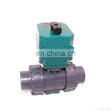 motorized actuator BSP NPT motorized ball valve pvc electric actuator ball valve electric pvc ball valve