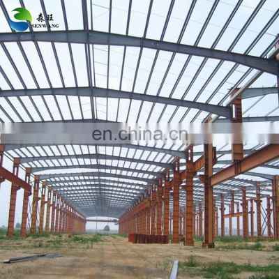 Cheap Construction customization pre engineering steel roof structure prefab house building