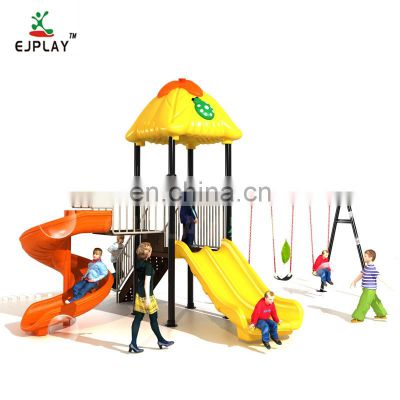 High Quality Amusement Park Toys Children Plastic Slide Outdoor Playground