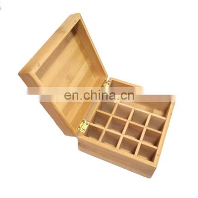 High Quality Customized Kitchen Premium Durable Bamboo Oil Storage Box With Lid Home Storage & Organization Pantry Organizer