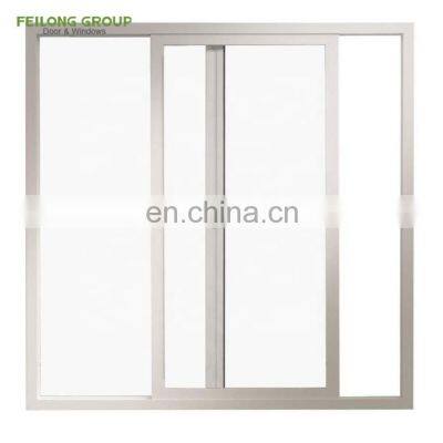 NFRC AS2047 China Factory Low E Double Glass simple design sliding balcony window aluminum sliding window