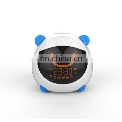 Digital Cute Smart Cartoon Alarm Clock Sleeptrainer Light for kids