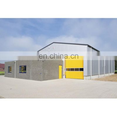 Modern Design Prefabricated Warehouse Galvanized Wall In Foshan