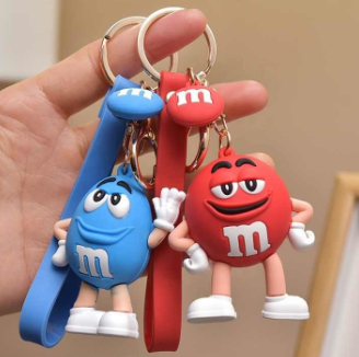 Custom Cartoon Silicone Key Chain Bag Pendant Diy Accessories Accessories